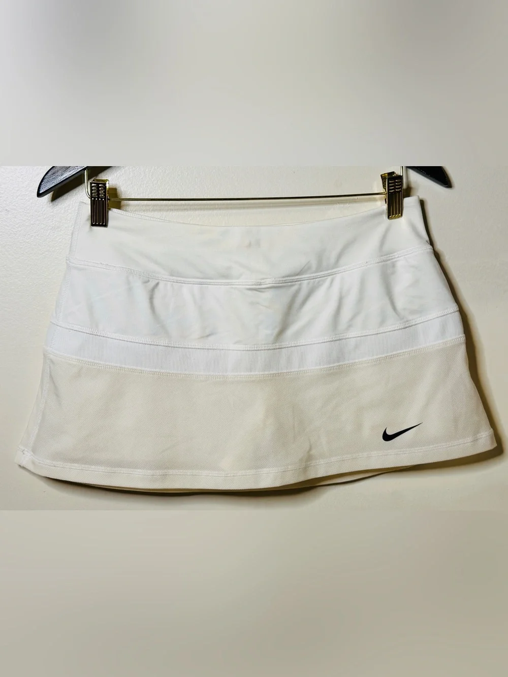 Nike Dri-FIT White Athletic Tennis Golf Skort Women’s Medium